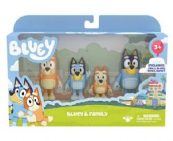 BLUEY - ENSEMBLE 4 FIGURINES ASST